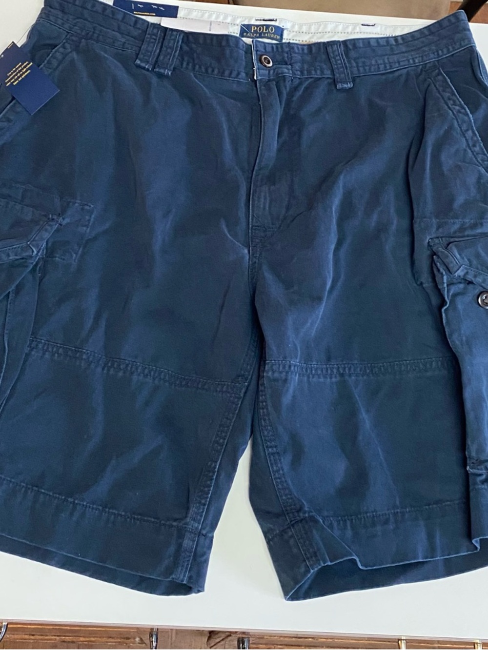 NEW Men Polo Ralph Lauren Cargo Shorts Aviator Navy Size 40